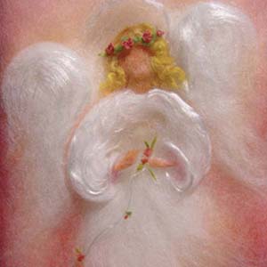 55. Flower angel rose